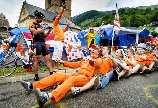 hollanders op Alpe d\Huez, Hollandse bocht, Tour de France, bocht 7